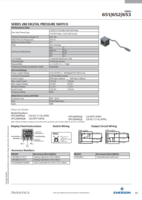 AVENTICS 600 ACCESSORIES CATALOG 651, 652, 653 SERIES: ACCESSORIES